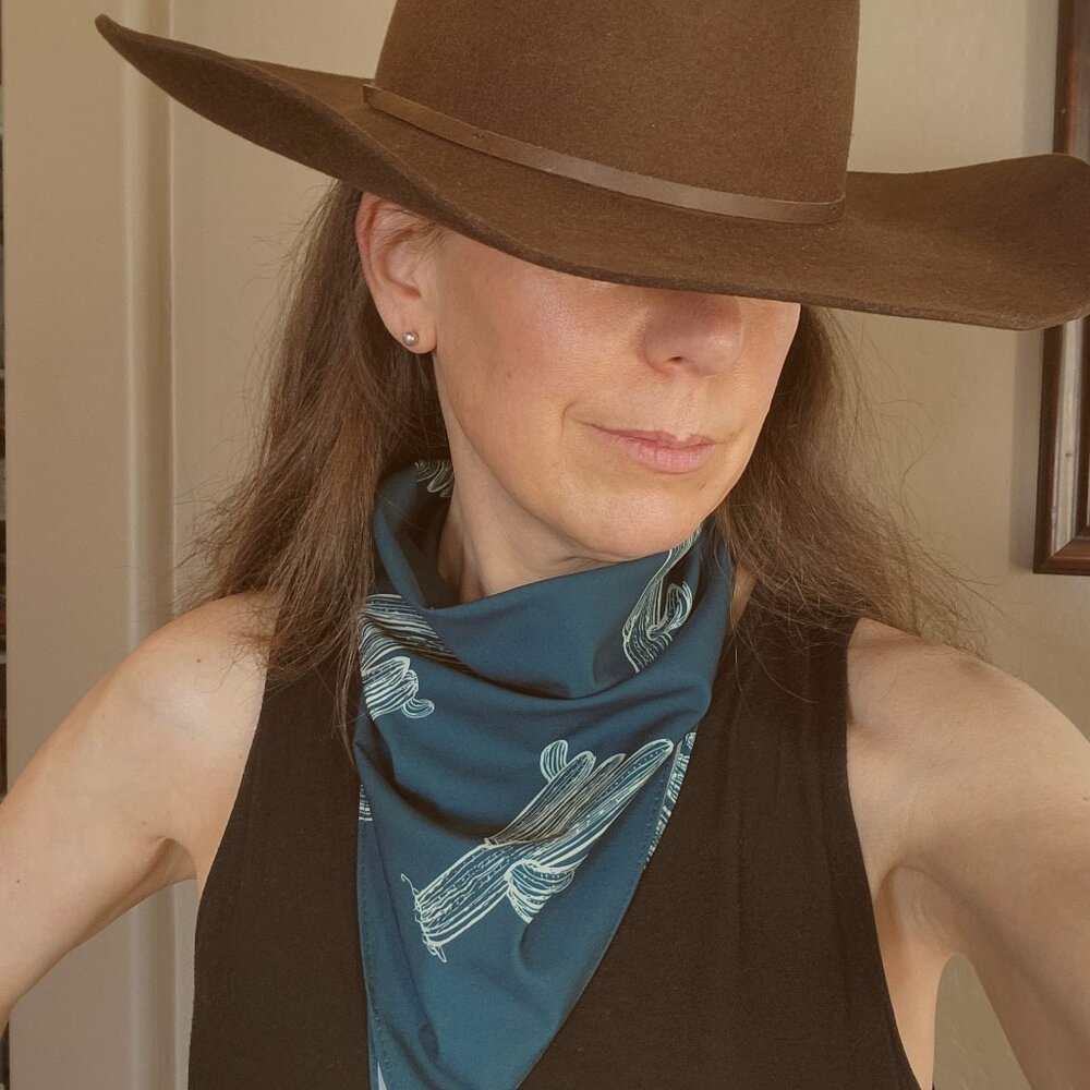 NEW Saguaro Cactus Bandana Scarf Neckerchief
